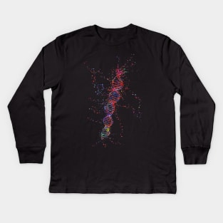 DNA Molecule Kids Long Sleeve T-Shirt